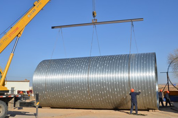 風電基礎“螺旋式”波紋鋼筒